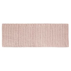 MDesign Soft Cotton Spa Mat Rug For Bathroom, Braided, 60" X 21" -Baxton Studio Store GUEST 538e6645 dfd6 495b ade8 2465c31023a6