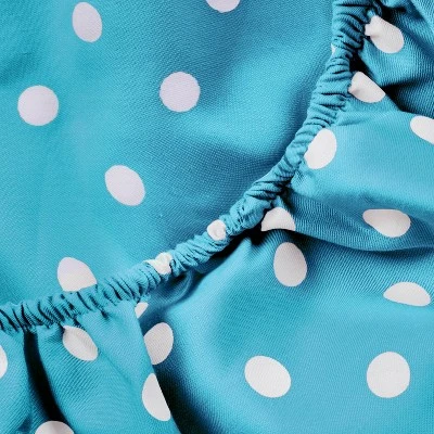 Polka Dot Cotton Blend Deep Pocket Bed Sheet Set By Blue Nile Mills 5 Polka Dot Cotton Blend Deep Pocket Bed Sheet Set By Blue Nile Mills - Image 3