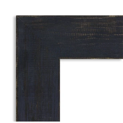 42" X 31" Non-Beveled Shiplap Navy Wood Bathroom Wall Mirror - Amanti Art 4 42" X 31" Non-Beveled Shiplap Navy Wood Bathroom Wall Mirror - Amanti Art - Image 2