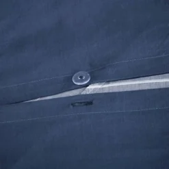 Bryce Full/Queen 5pc Cotton Rich Chambray Duvet Cover Set Indigo 19 Bryce Full/Queen 5pc Cotton Rich Chambray Duvet Cover Set Indigo -Baxton Studio Store GUEST 553cfcfe 3803 4561 99a2 b922eaaf354c