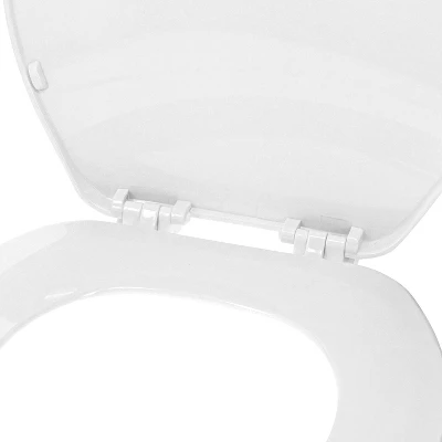 Clorox Wiggle Free Round Plastic Toilet Seat With Easy-Off Hinges 7 Clorox Wiggle Free Round Plastic Toilet Seat With Easy-Off Hinges - Image 5