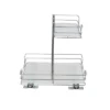 Household Essentials Double-Sided Pantry Organizer Nickel 1 Household Essentials Double-Sided Pantry Organizer Nickel -Baxton Studio Store GUEST 558cc782 61be 44f3 930d 1da1675cdd2a