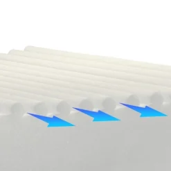 Dr. Pillow Spinal Right Ribbed Pillow, White -Baxton Studio Store GUEST 56aa8ee2 2d2e 43e1 ad2b 6ab9c13b1e92