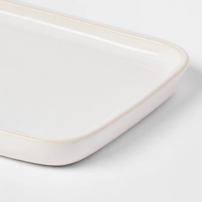 Ceramic Vanity Tray White - Threshold™ 4 Ceramic Vanity Tray White - Threshold™ - Image 2