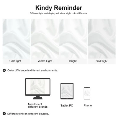 2 Pcs 20"x30" Silky Satin Envelope Pillow Cases Snow White - PiccoCasa 6 2 Pcs 20"x30" Silky Satin Envelope Pillow Cases Snow White - PiccoCasa - Image 4