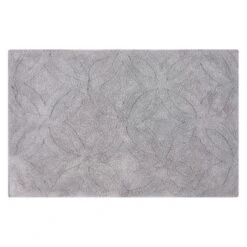 Arch Bath Rug Cotton Non-Skid Back Silver By Knightsbridge 7 Arch Bath Rug Cotton Non-Skid Back Silver By Knightsbridge -Baxton Studio Store GUEST 5981de4b 33eb 404e b7ad d954f562e3be