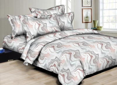 Better Bed Collection 300TC Modern Marble Duvet Set 3 Better Bed Collection 300TC Modern Marble Duvet Set
