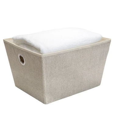 Simplify Large Grommet Storage Bin Brown 3 Simplify Large Grommet Storage Bin Brown