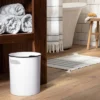 Metal Bath Wastebasket White/Black - Hearth & Hand™ With Magnolia 2 Metal Bath Wastebasket White/Black - Hearth & Hand™ With Magnolia -Baxton Studio Store GUEST 5ab9d122 51d3 4101 8d7f 349186fa4981