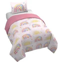 Saturday Park Doodle Rainbow 100% Organic Cotton Duvet Cover & Sham Set -Baxton Studio Store GUEST 5c350419 f0c5 45d9 a38b d003de247b74