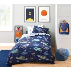 Saturday Park Outer Space 100% Organic Cotton Duvet Cover & Sham Set 17 Saturday Park Outer Space 100% Organic Cotton Duvet Cover & Sham Set -Baxton Studio Store GUEST 5cbab355 5c9f 43c6 801e ea31d70ab41c