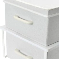 Household Essentials Stacking Storage Boxes With Laminate Top White 16 Household Essentials Stacking Storage Boxes With Laminate Top White -Baxton Studio Store GUEST 5f609af4 2c20 4ce6 9a86 95e8604683df