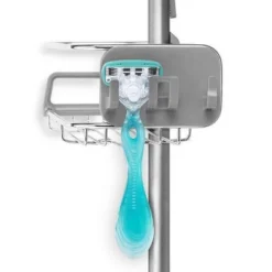 Simplehuman Adjustable Shower Caddy Large Plus Stainless Steel/Anodized Aluminum -Baxton Studio Store GUEST 60ae0bb9 76af 4889 b74c 02feb7c11ecc