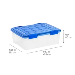 IRIS 26.5qt WeatherPro Plastic Storage Bin -Baxton Studio Store GUEST 613b7cfa 991a 49b4 ab67 2ca4fa9be4f5