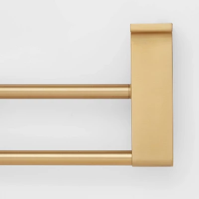 Double Modern Towel Bar - Threshold™ 4 Double Modern Towel Bar - Threshold™ - Image 2