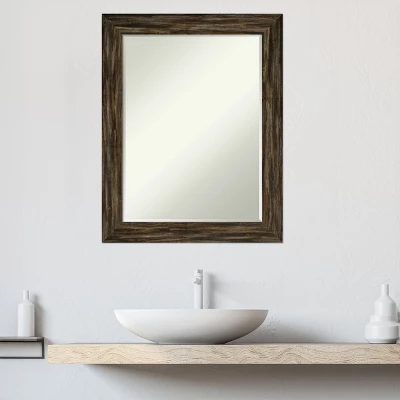 Amanti Art Fencepost Narrow Petite Bevel Wood Bathroom Wall Mirror 11 Amanti Art Fencepost Narrow Petite Bevel Wood Bathroom Wall Mirror - Image 9