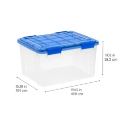 IRIS 44qt WeatherPro Plastic Storage Bin -Baxton Studio Store GUEST 62791eca 68e7 492e 9925 aad26510d8c3