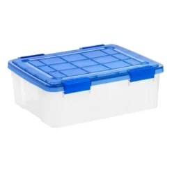 IRIS 26.5qt WeatherPro Plastic Storage Bin -Baxton Studio Store GUEST 6293bf9d 3407 4036 9eac ecbe1437034c