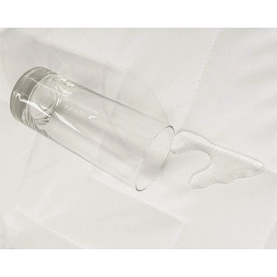 Waterguard Quilted Pillow Protector Cotton White Set Of 4 - Queen 3 Waterguard Quilted Pillow Protector Cotton White Set Of 4 - Queen