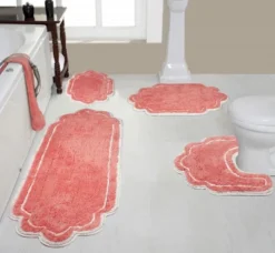 Allure Collection Cotton Tufted Bath Rug Set Set Of 4 - Home Weavers -Baxton Studio Store GUEST 62bb88b9 f18f 4cdf 8a33 26ee2e74a510