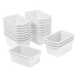 ECR4Kids Scoop Front Storage Bin, Multipurpose Organization, 20-Piece -Baxton Studio Store GUEST 634a85b2 45bb 4978 b8a1 6ee77e965cdd