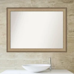 43" X 32" Non-Beveled Elegant Bathroom Wall Mirror Brushed Bronze - Amanti Art 14 43" X 32" Non-Beveled Elegant Bathroom Wall Mirror Brushed Bronze - Amanti Art -Baxton Studio Store GUEST 635902f7 f0e5 4cf2 a9a6 0958169f75d4