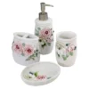 Avanti - Spring Garden 4 Pc Bath Accessory Set - Multicolor -Baxton Studio Store GUEST 64049eef cc84 440b b1d5 42933c64607c