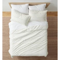 Blue Loom 3pc Hazel Duvet Set 10 Blue Loom 3pc Hazel Duvet Set -Baxton Studio Store GUEST 6567a1e4 a95d 4867 bdf6 e1a39086c3da