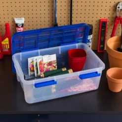 IRIS 16qt WeatherPro Plastic Storage Bin