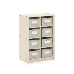 Guidecraft EdQ 8 Cubby Bin Storage Organizer - 30" -Baxton Studio Store GUEST 679b66cb e9ea 4164 bcf5 aa1c48b297d2