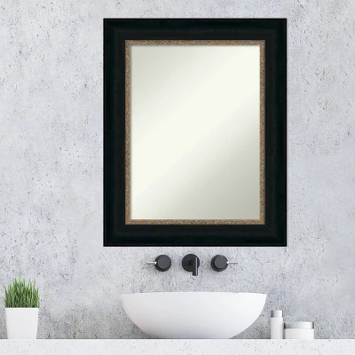 25" X 31" Non-Beveled Paragon Bathroom Wall Mirror Bronze - Amanti Art 10 25" X 31" Non-Beveled Paragon Bathroom Wall Mirror Bronze - Amanti Art - Image 8