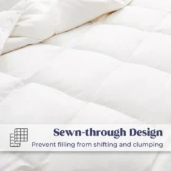 Peace Nest Light & All-season Warmth White Goose Down Comforter Duvet Insert With 360TC Fabric 11 Peace Nest Light & All-season Warmth White Goose Down Comforter Duvet Insert With 360TC Fabric -Baxton Studio Store GUEST 68e43e73 b01b 4d24 b84e 100917d329b5