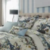 Casablanca 300tc Cotton Sateen Floral Printed Oversize Duvet Cover Set 5pc - Tribeca Living® -Baxton Studio Store GUEST 6a69aa50 2025 48a7 94de b32b08050495