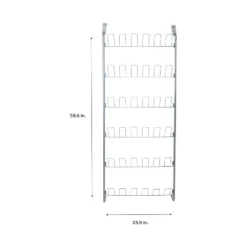 Organize It All Overdoor Wire Shoe Rack Basic Collection 9 Organize It All Overdoor Wire Shoe Rack Basic Collection -Baxton Studio Store GUEST 6a9852ee c48d 43e3 a75c c07b9aca2ea2