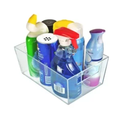 Azar Displays Large Organizer Storage Tote Bin With Handle 11.25"W X 7.5"D X 5"H, 4-Pack 12 Azar Displays Large Organizer Storage Tote Bin With Handle 11.25"W X 7.5"D X 5"H, 4-Pack -Baxton Studio Store GUEST 6b09221f 506b 47bc ba28 9178d5c80c87