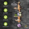 JumblWare Bamboo Shower Caddy, Hanging 3-Tier Shower Organizer -Baxton Studio Store GUEST 6c68c532 e7ad 49b4 b722 b9c9715385fb