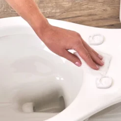 Clorox Wiggle Free Round Plastic Toilet Seat With Easy-Off Hinges 13 Clorox Wiggle Free Round Plastic Toilet Seat With Easy-Off Hinges -Baxton Studio Store GUEST 6d0ab995 109b 41b5 8628 3bc655cbba3e