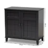 Shelf Wood Shoe Storage Cabinet Glidden Finished Dark Gray - Baxton Studio -Baxton Studio Store GUEST 6d649ac2 ac70 4d38 8892 56f1448fad73