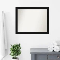 Amanti Art Avon Black Non-Beveled Bathroom Wall Mirror 23 Amanti Art Avon Black Non-Beveled Bathroom Wall Mirror -Baxton Studio Store GUEST 6e8615db 334f 4299 9aab 2d08b865766a