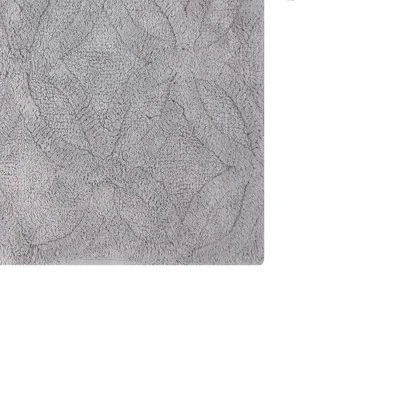 Arch Bath Rug Cotton Non-Skid Back Silver By Knightsbridge 3 Arch Bath Rug Cotton Non-Skid Back Silver By Knightsbridge