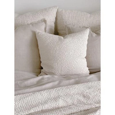 26x26 Down Cotton Waffle Weave Pillow - Anaya 5 26x26 Down Cotton Waffle Weave Pillow - Anaya - Image 3