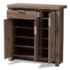 Laverne Modern And Contemporary Oak Finished Shoe Cabinet Brown - Baxton Studio 1 Laverne Modern And Contemporary Oak Finished Shoe Cabinet Brown - Baxton Studio -Baxton Studio Store GUEST 7026d066 7dcc 4034 88cd fd3cd116a934