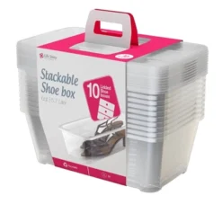 Life Story 5.7 L Clear Shoe & Closet Storage Box Stacking Container 15 Life Story 5.7 L Clear Shoe & Closet Storage Box Stacking Container -Baxton Studio Store GUEST 7048d4c8 6652 4001 a83c 1da02b3ff1d6