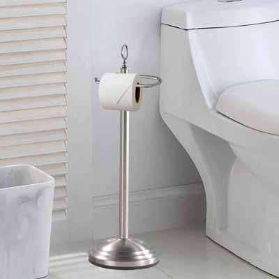 Freestanding Toilet Tissue Holder Brushed Nickel - Nu Steel 5 Freestanding Toilet Tissue Holder Brushed Nickel - Nu Steel - Image 3