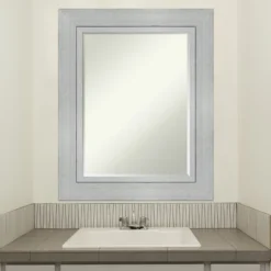 Amanti Art Romano Silver Petite Bevel Wood Bathroom Wall Mirror 31.25 X 25.25 In. 12 Amanti Art Romano Silver Petite Bevel Wood Bathroom Wall Mirror 31.25 X 25.25 In. -Baxton Studio Store GUEST 710f6bfa c7ca 4640 8134 82a78e4a6e69