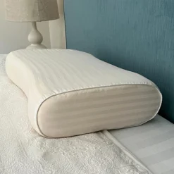 Dr. Pillow Spinal Right Ribbed Pillow, White -Baxton Studio Store GUEST 7142de8e 11dd 4d69 bb0b 237a1be3c055