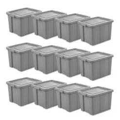 Sterilite Tuff1 18 Gallon Plastic Storage Tote Container Bin With Lid 15 Sterilite Tuff1 18 Gallon Plastic Storage Tote Container Bin With Lid -Baxton Studio Store GUEST 7223f78e fb4c 4ad1 a2bf ccb8df903101
