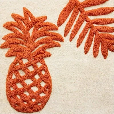 20"x30" Batik Pineapple Bath Rug Orange - Tommy Bahama 4 20"x30" Batik Pineapple Bath Rug Orange - Tommy Bahama - Image 2