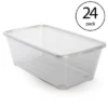 Life Story 6 Qt Rectangular Clear Plastic Protective Storage Shoe Box, 24 Pack -Baxton Studio Store GUEST 741f9999 76ef 4b92 a542 398ca8503d7b