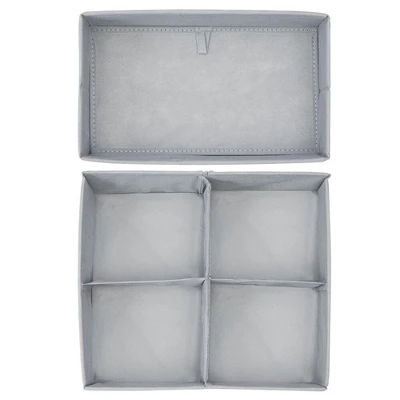 MDesign Kids Fabric Dresser Drawer And Closet Storage Organizer, Set Of 4 4 MDesign Kids Fabric Dresser Drawer And Closet Storage Organizer, Set Of 4 - Image 2